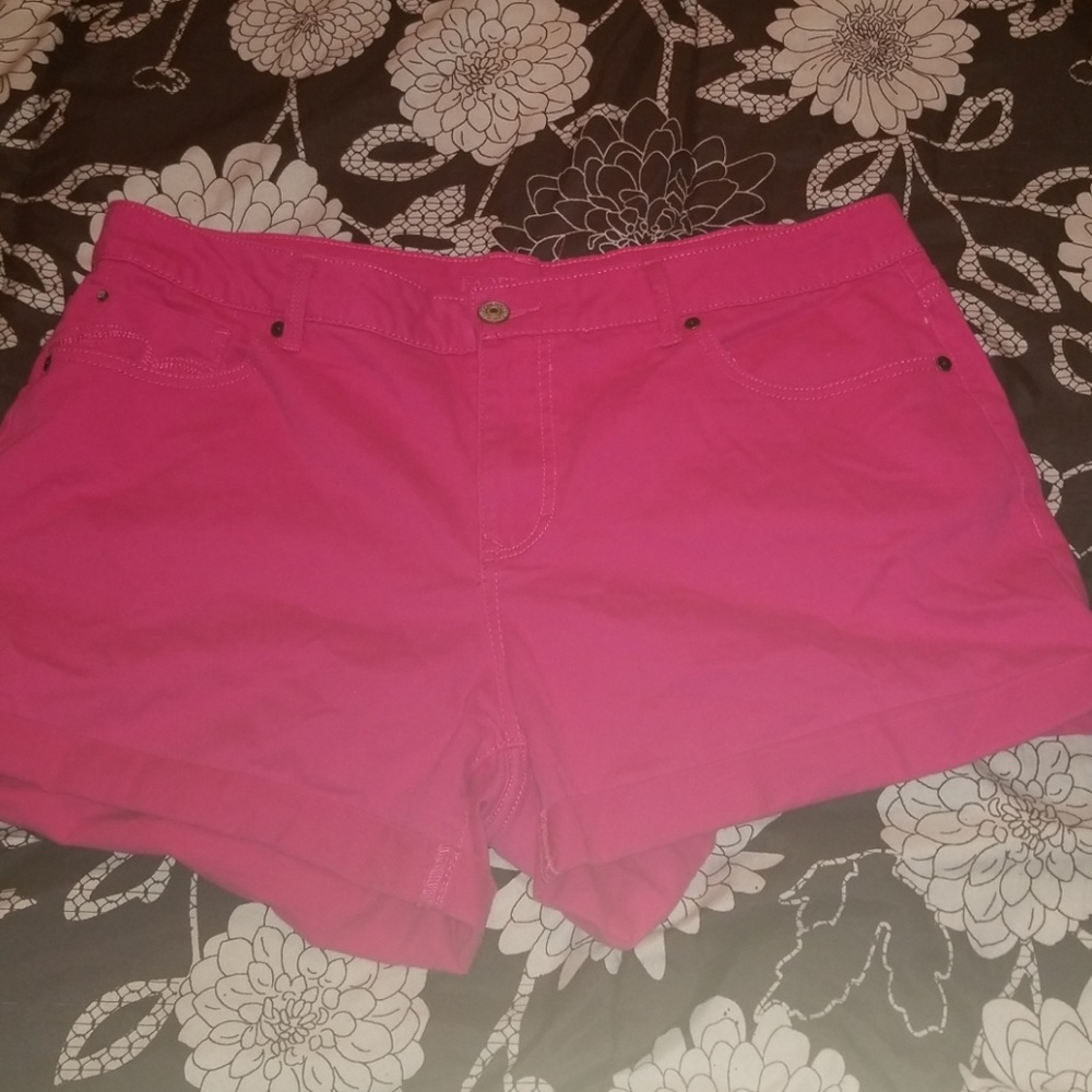 Pink shorts